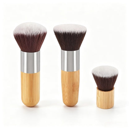 Bamboo handle makeup brush