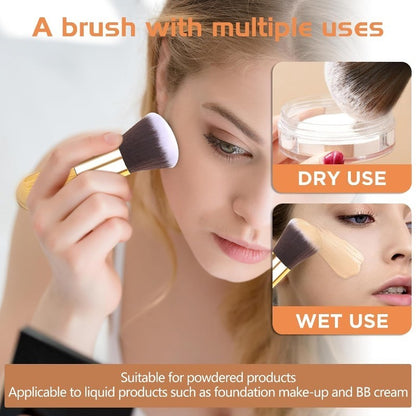 Bamboo handle makeup brush